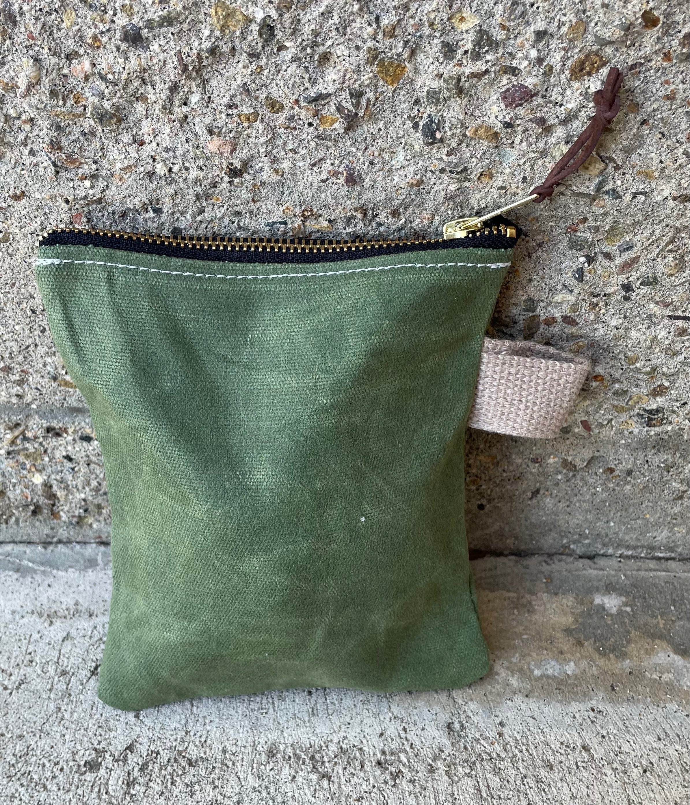 Waxed canvas best sale ditty bag